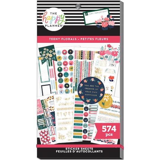 The Happy Planner&#xAE; Teeny Florals Sticker Book
